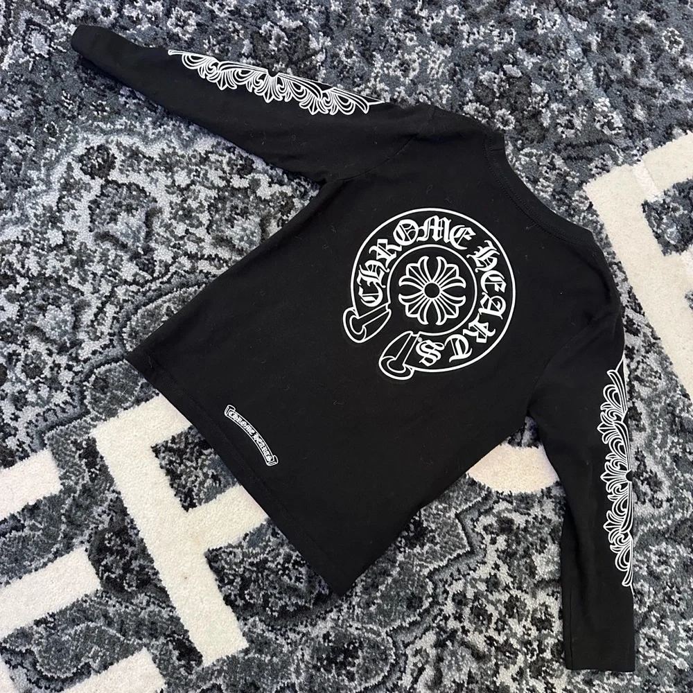 Chrome Hearts | Shirts & Tops | Chrome Hearts Kids Black Horseshoe
